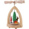1-Tier Thermic Pyramid Santa Claus - 10 cm / 4 inch