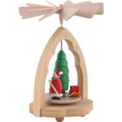 1-stöckiges Wärmespiel Weihnachtsmann - 10 cm