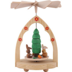 1-Tier Thermic Pyramid Bunnies - 10 cm / 4 inch
