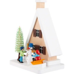 Smoking Hut - Snowman - 18 cm / 7.1 inch