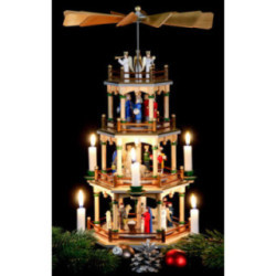 4-Tier Pyramid - Nativity Scene - 45 cm / 18 inch