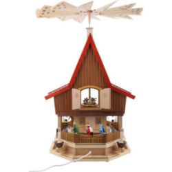 3-Tier Adventhouse - Nativity Scene - 77 cm / 30 inch