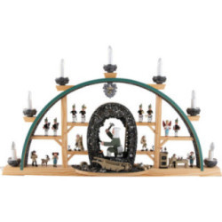 Candle Arch - Scenes From the German Erzgebirge - 73x41 cm / 28x16 inch