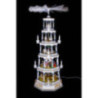 5-Tier Richard Glässer Christmas Pyramid - Romantic - White - 123 cm / 48 inch