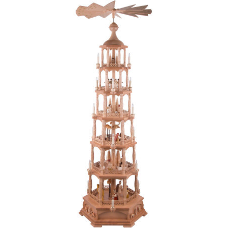 6-stöckige Pyramide Christi Geburt - 165 cm