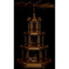 4-Tier Baroque Mirror-Pyramid Nativity, Natural - 86 cm / 34 inch