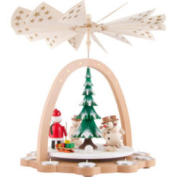 1-stöckige Pyramide Schneemänner - 40 cm