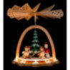 1-stöckige Pyramide Schneemänner - 40 cm