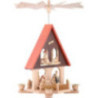 2-stöckiges Pyramidenhaus Christi Geburt - 36 cm