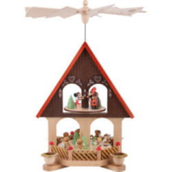 2-Tier Pyramid - House Fairy Tale - 36 cm / 14.2 inch