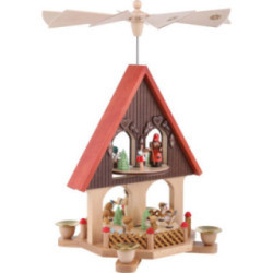 2-Tier Pyramid - House Fairy Tale - 36 cm / 14.2 inch