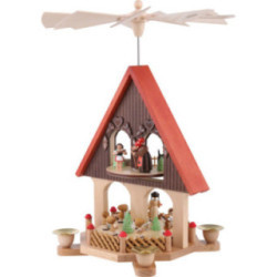 2-Tier Pyramid - House Fairy Tale - 36 cm / 14.2 inch