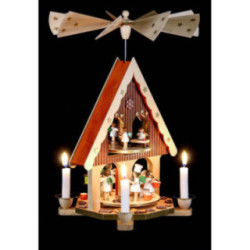 2-stöckige Pyramide Haus Engelbäckerei - 36 cm