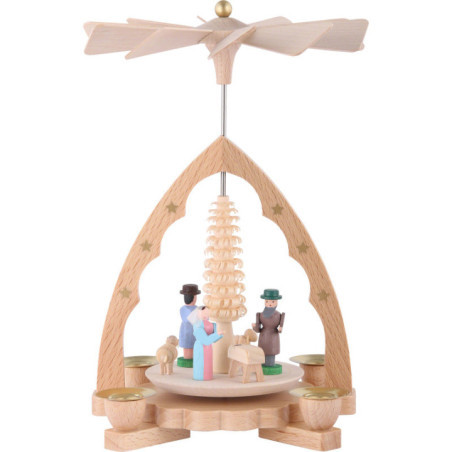 1-Tier Pyramid - Nativity Scene - 19 cm / 7 inch