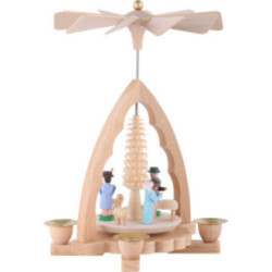 1-Tier Pyramid - Nativity Scene - 19 cm / 7 inch