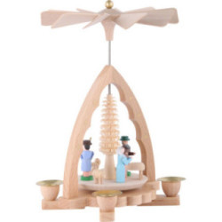 1-Tier Pyramid - Nativity Scene - 19 cm / 7 inch