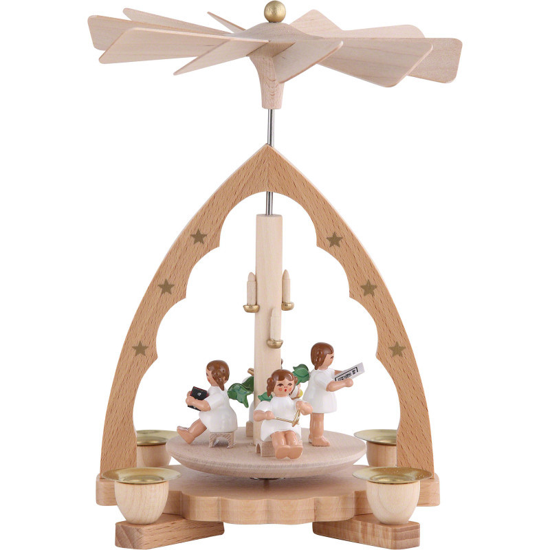 1-Tier Pyramid - Angel Concert - 19 cm / 7 inch