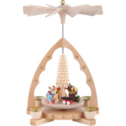 1-Tier Pyramid - Bear Children - 19 cm / 7 inch