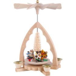 1-Tier Pyramid - Bear Children - 19 cm / 7 inch