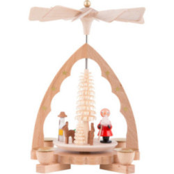 1-Tier Pyramid - Santa Claus - 19 cm / 7 inch