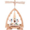 1-stöckige Pyramide Engel und Bergmann - 19 cm
