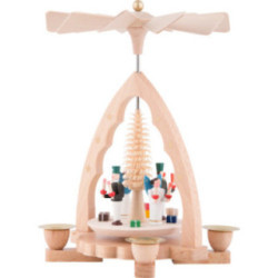 1-Tier Pyramid - Angel and Miner - 19 cm / 7 inch