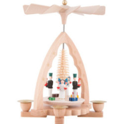 1-Tier Pyramid - Angel and Miner - 19 cm / 7 inch