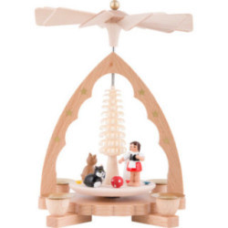 1-Tier Pyramid - Cats - 20 cm / 8 inch