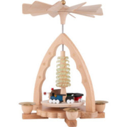 1-stöckige Pyramide Eisenbahn - 19 cm