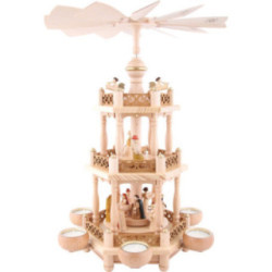 3-stöckige Pyramide Christi Geburt - 46 cm
