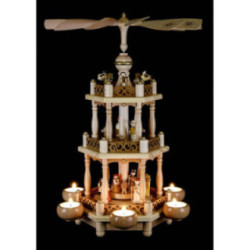 3-stöckige Pyramide Christi Geburt - 46 cm
