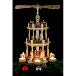 3-stöckige Pyramide Christi Geburt - 46 cm