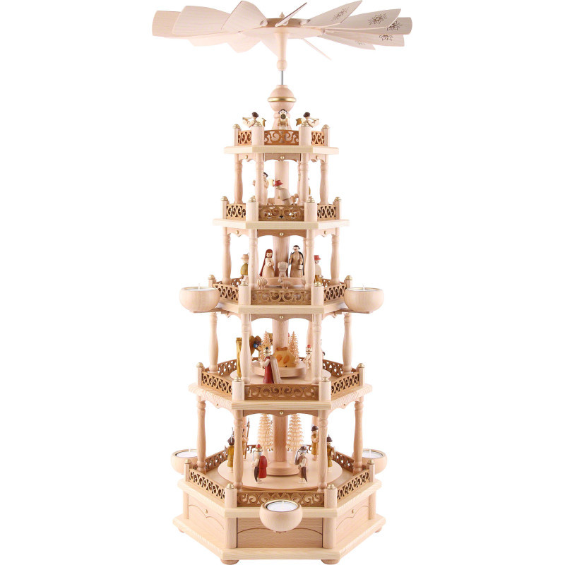 5-stöckige Pyramide Christi Geburt - 74 cm