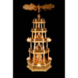5-Tier Pyramid - Nativity - 74 cm / 30 inch