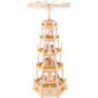 5-Tier Pyramid - Nativity Scene Natural Wood - 75 cm / 30 inch