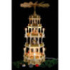 5-Tier Pyramid - Nativity Scene Natural Wood - 75 cm / 30 inch
