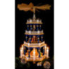 4-Tier Pyramid - Nativity Scene Blue - 54 cm / 21 inch