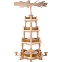 4-stöckige Pyramide unbestückt - 54 cm