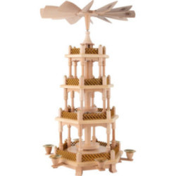 4-stöckige Pyramide unbestückt - 54 cm