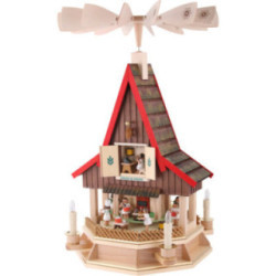 2-Tier Adventhouse Angel's Bakery Electrically Driven by Richard Glässer- 53 cm / 21 inch