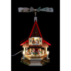 2-Tier Adventhouse Angel's Bakery Electrically Driven by Richard Glässer- 53 cm / 21 inch