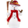 Smoker Snow Woman - 25 cm / 9.8 inch