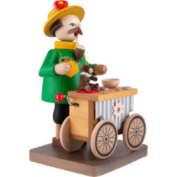 Smoker - Organ Grinder with Music Box - 17 cm / 6.7 inch