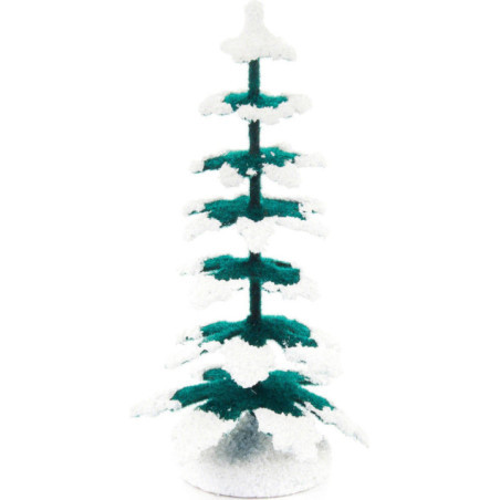 Spruce - Green-White - 9 cm / 3.5 inch