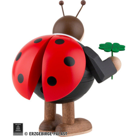 Räuchermännchen Marienkäfer - Kugelrauchfigur - 15 cm