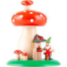 Smoking Hut - Toadstool with Dwarf - 12,5 cm / 4.9 inch