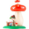 Smoking Hut - Toadstool with Dwarf - 12,5 cm / 4.9 inch