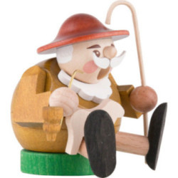 Räuchermännchen mini sitzend - Schäfer - 7 cm