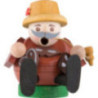 Räuchermännchen mini sitzend - Pfefferkuchenverkäufer - 8 cm