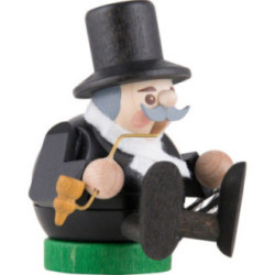 Räuchermännchen mini sitzend - Essenkehrer - 8 cm